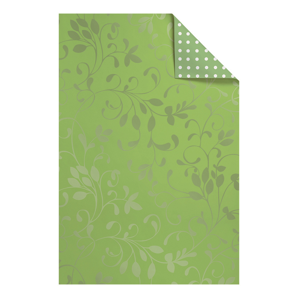 Geschenkpapier-Bogen „Miron“ 100 x 70 cm grün hell