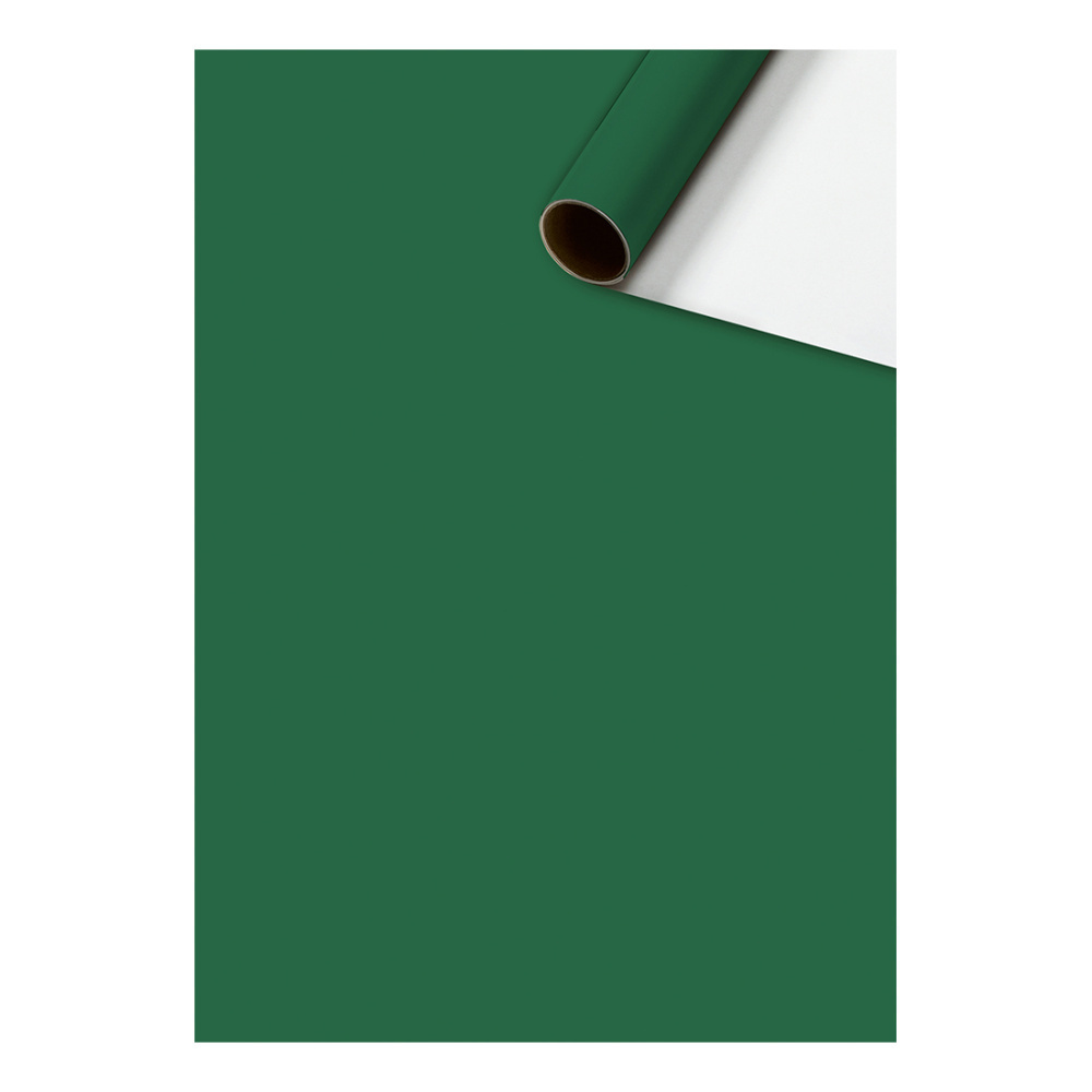 Geschenkpapier „Uni Plain“ 70x200cm grün dunkel