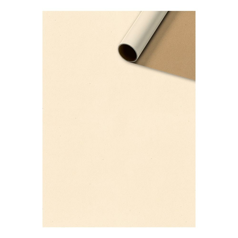 Geschenkpapier „Uni Plain“ 70x200cm beige