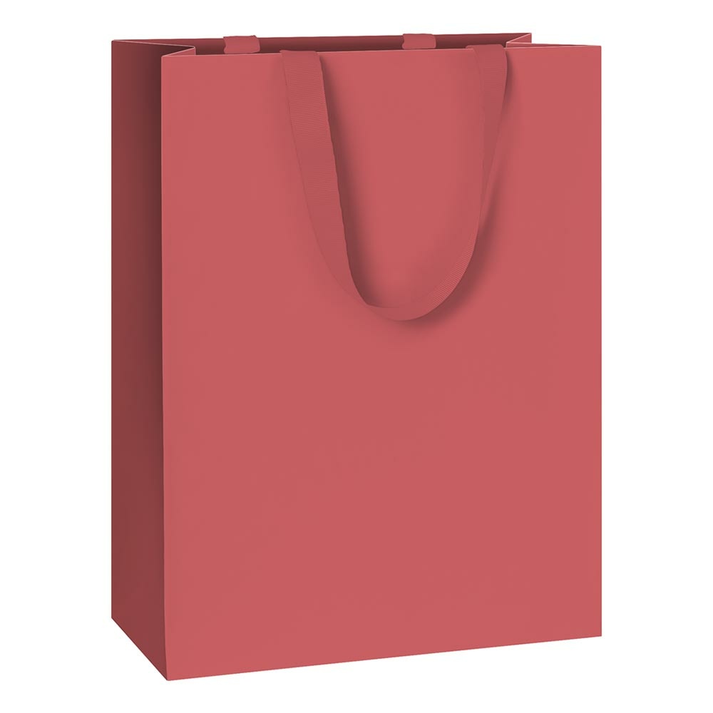 Gift bag  "Uni Pure" 23x13x30cm bordeaux