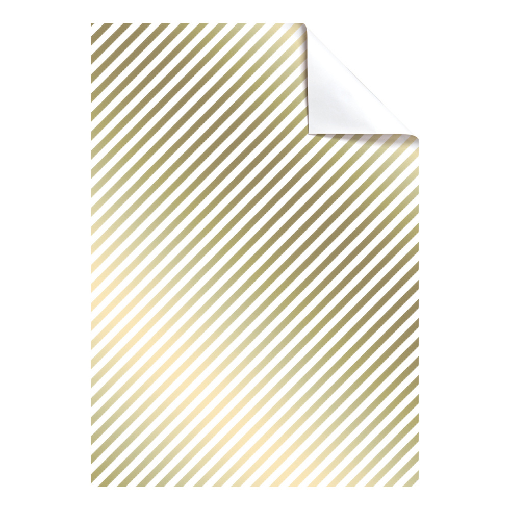 Geschenkpapier „Stribe“ 100 x 70 cm gold