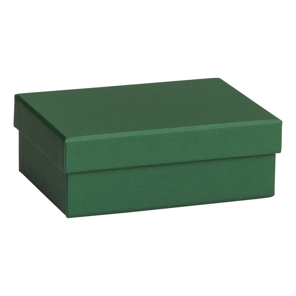 Geschenkbox „One Colour“ 12 x 16,5 x 6 cm grün dunkel