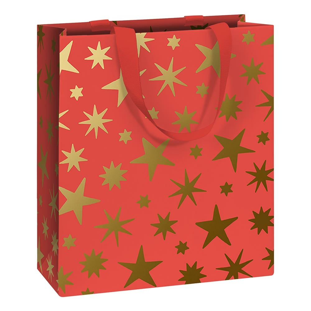 Gift bag "Aika" 18x8x21cm red
