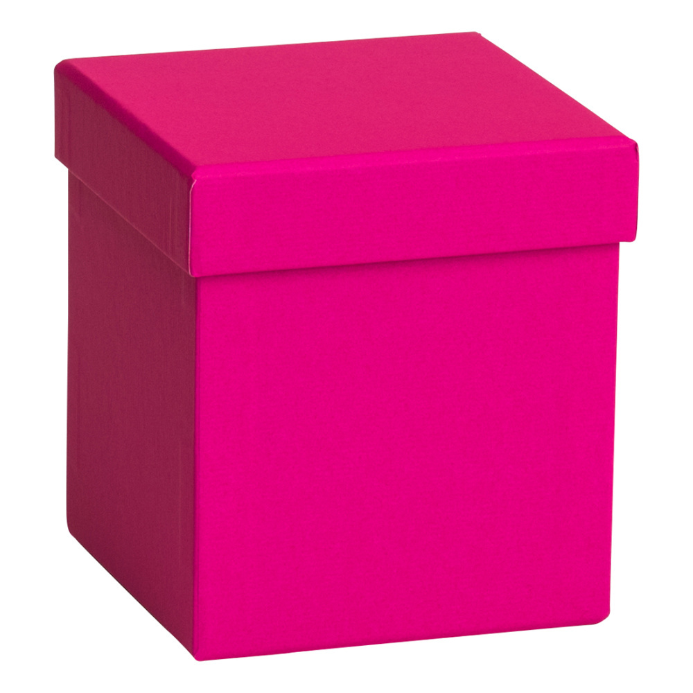 Geschenkbox „One Colour“ 11 x 11 x 12 cm pink