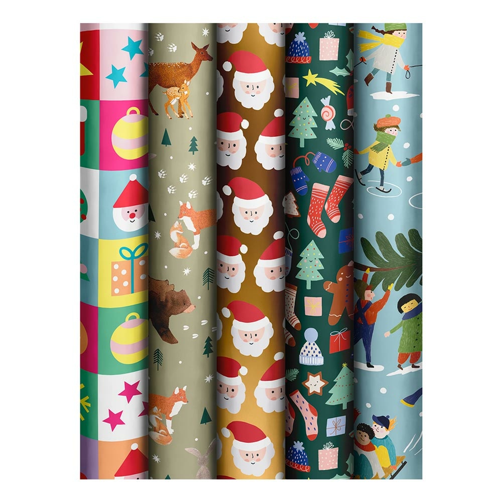Wrapping paper assortment "Sweet Xmas" 70x300cm 
