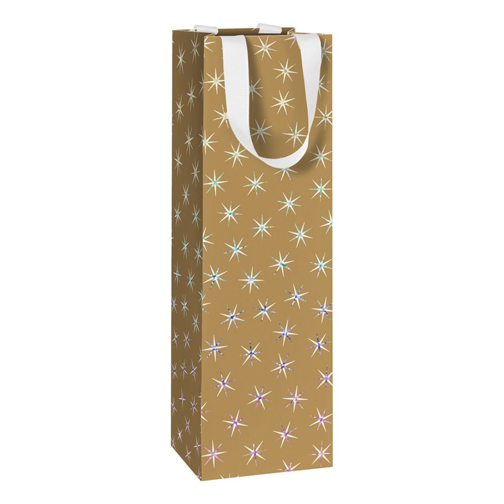 Gift bag bottles „Adaria“ 11x10,5x36cm gold
