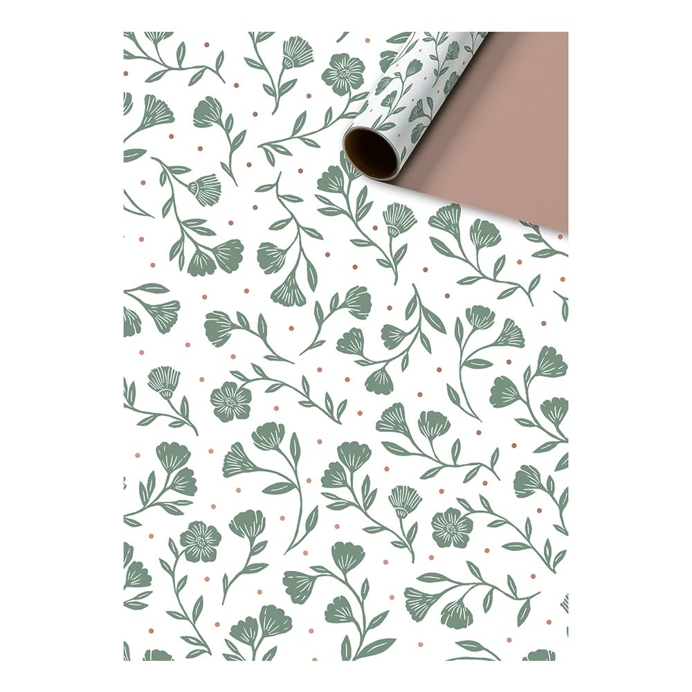 Wrapping paper "Olena" 70x150cm green   