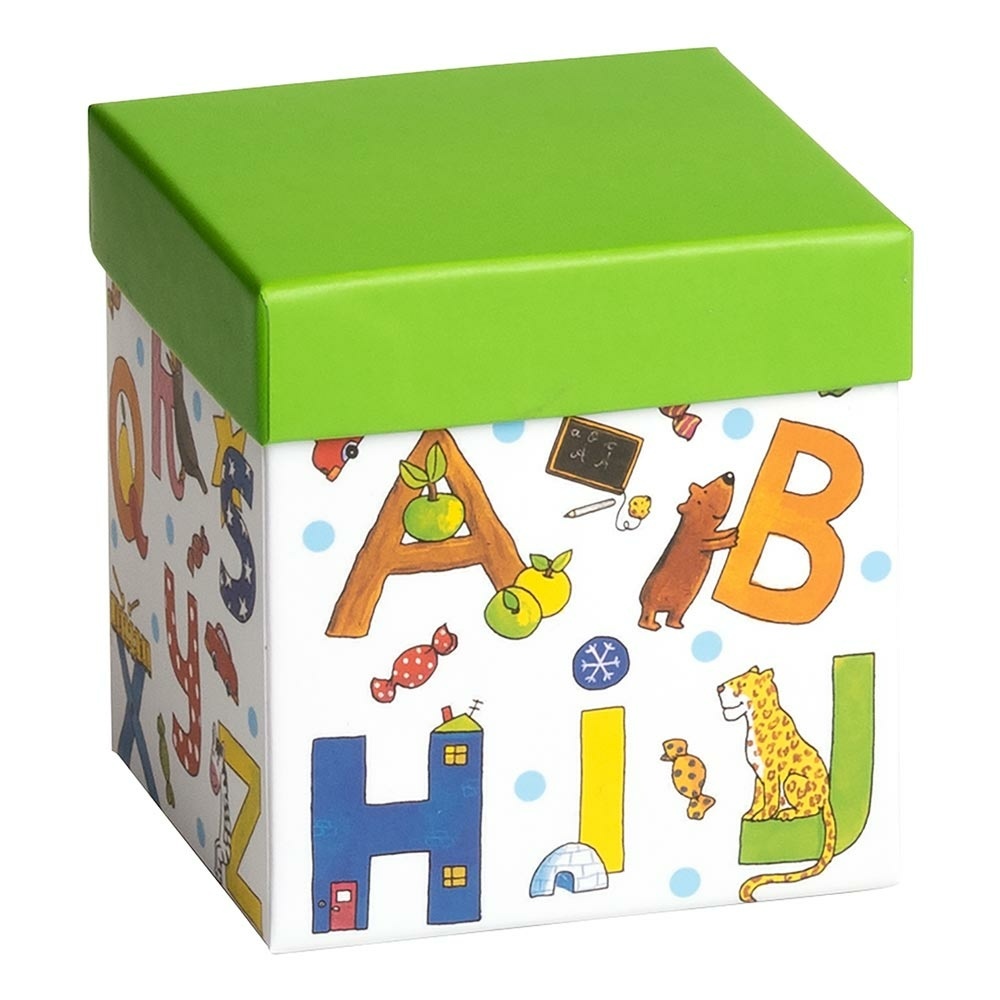Gift box „Mick“ 8x8x9cm green