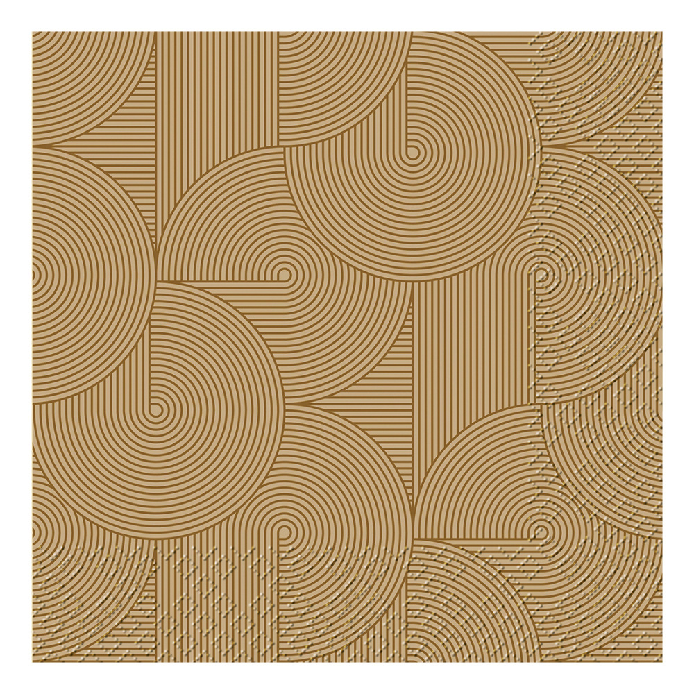 Servietten „Anteo“ 33 x 33 cm gold