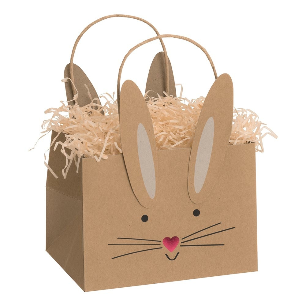 Gift bag „Bunny“ 18x14x13cm white