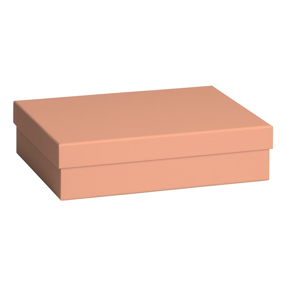 Geschenkbox "Uni Pure" A5+ rosa dunkel
