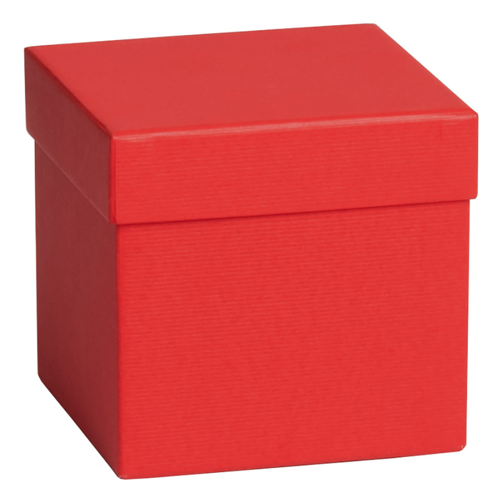 Geschenkbox „One Colour“ 10 x 10 x 10 cm rot