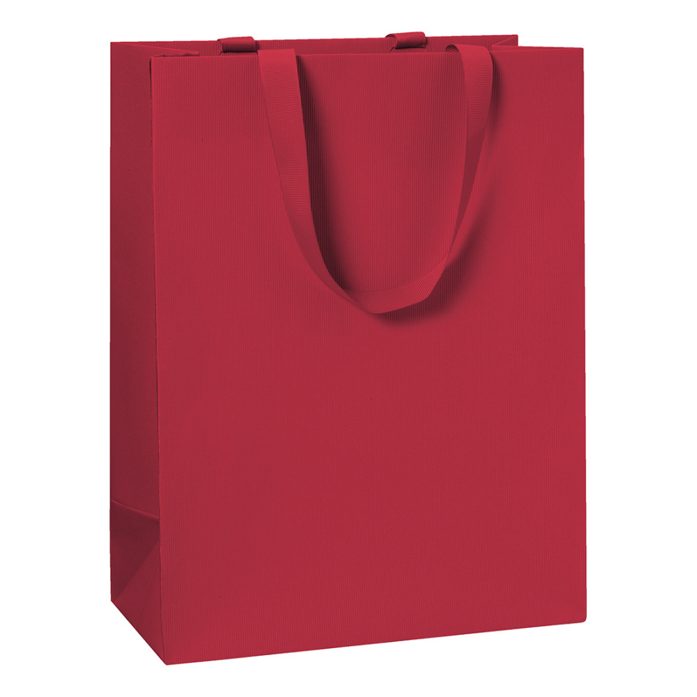 Geschenktasche „One Colour“ 23 x 13 x 30 cm rot dunkel