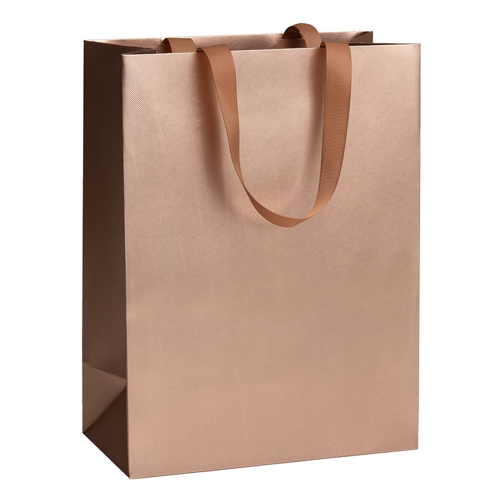 Gift bag „Sensual Colour“ 23x13x30cm copper