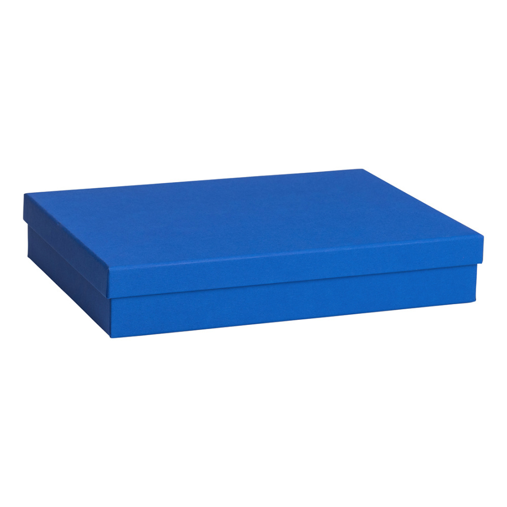Geschenkbox „One Colour“ 24 x 33 x 6 cm blau dunkel