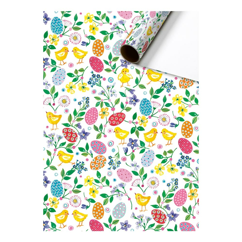 Wrapping paper "Eggwina" 70x200cm yellow   