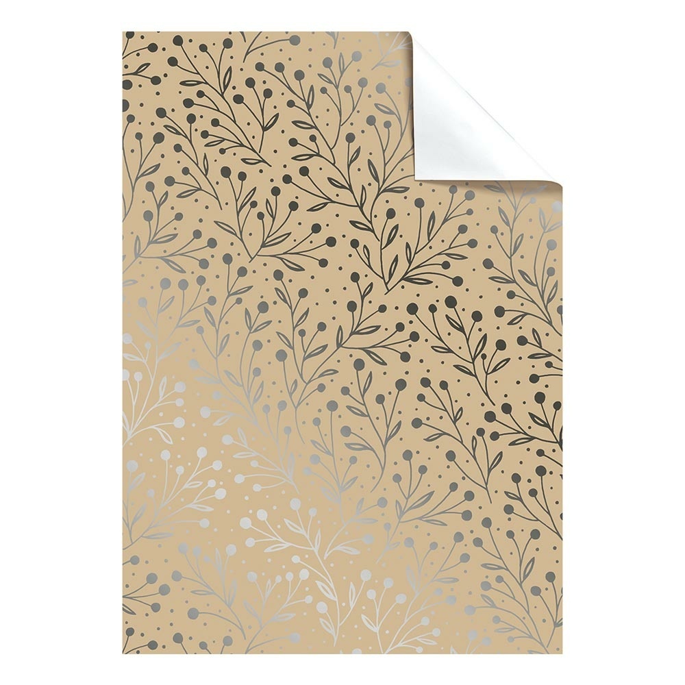 Wrapping paper sheet „Jenara“ 100x70cm gold