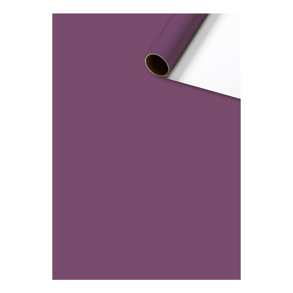 Wrapping paper "Uni Plain" 70x200cm liac dark