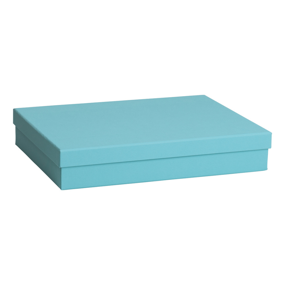 Geschenkbox „One Colour“ 24 x 33 x 6 cm blau hell