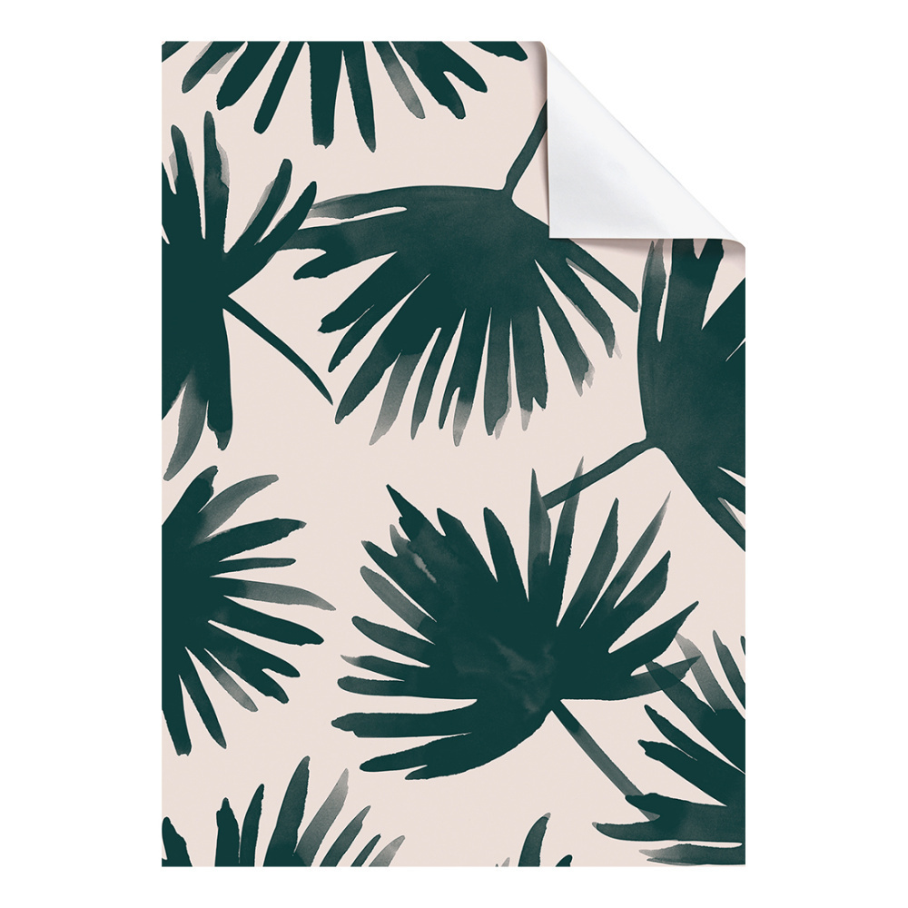 Wrapping paper sheet „Palma“ 100x70cm light pink