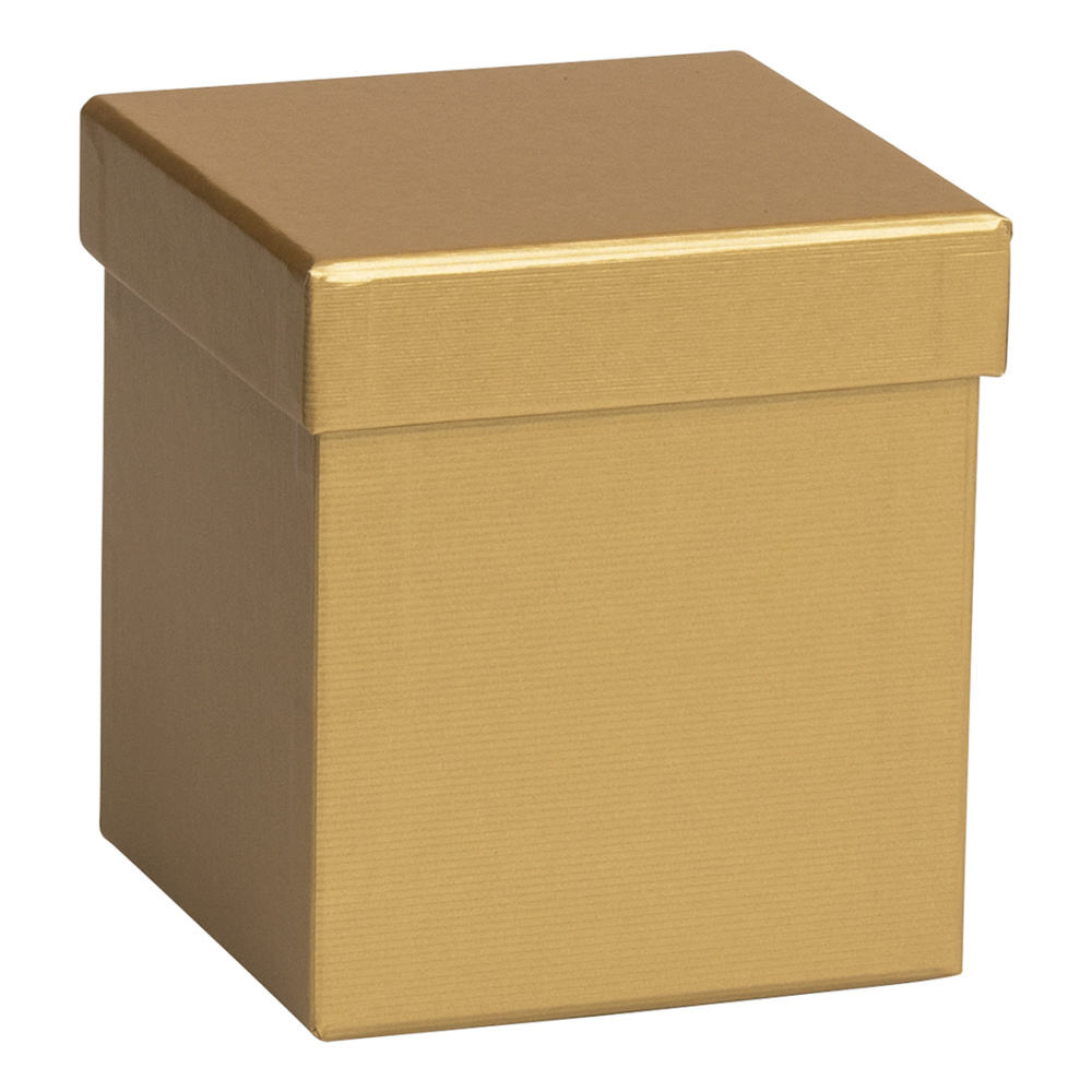 Geschenkbox „One Colour“ 11 x 11 x 12 cm gold