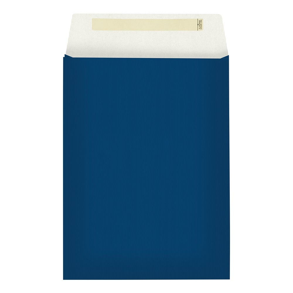 Envelope gift bag "Uni Colour" 22x5x30+6cm blue dark