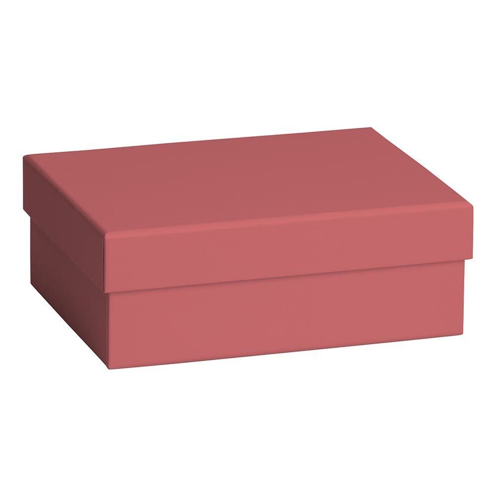 Geschenkbox "Uni Pure" 12x16,5x6cm bordeaux