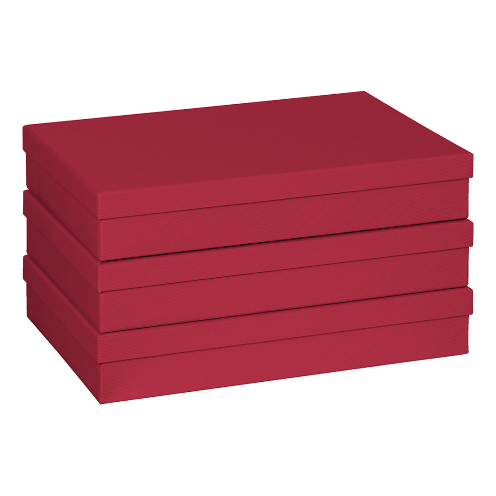 Geschenkbox „One Colour“ A4+ rot dunkel