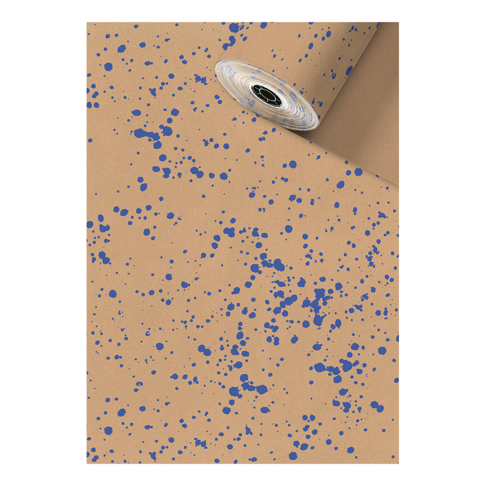 Geschenkpapier-Sécaré Rolle „Sprenkel“ 0,50x150m blau Geschenkpapier-Sécaré Rolle „Sprenkel“ 0,50x150m blau