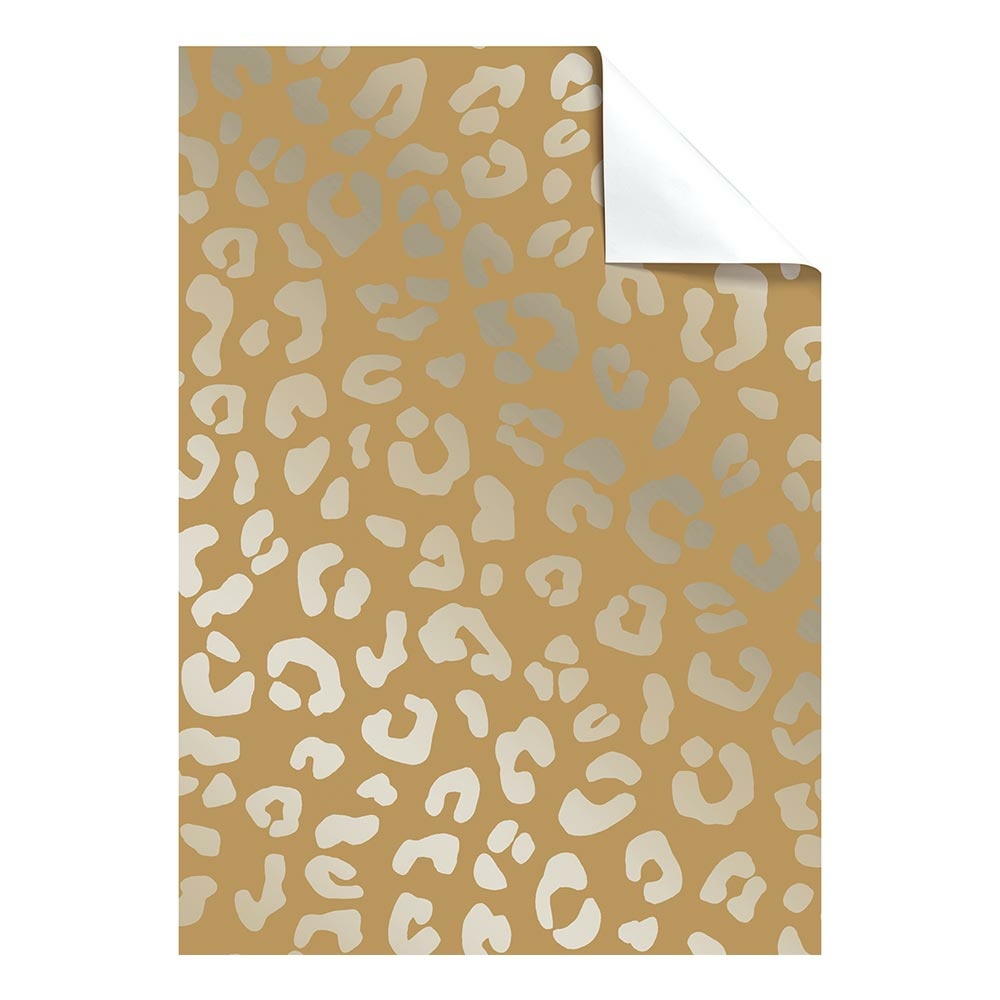 Geschenkpapier-Bogen "Beda" 70x100cm beige dunkel