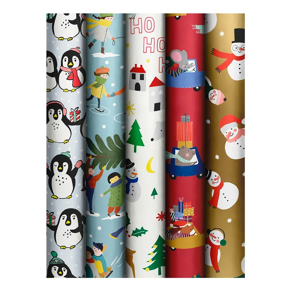 Papiers-cadeaux assortiment "Jolly Animals" 70x300cm 
