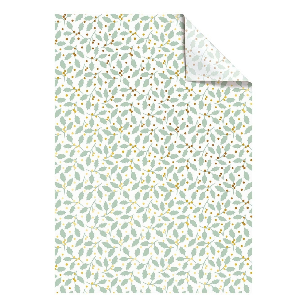 Papier de soie feuilles „Hatty“ 50x70cm vert