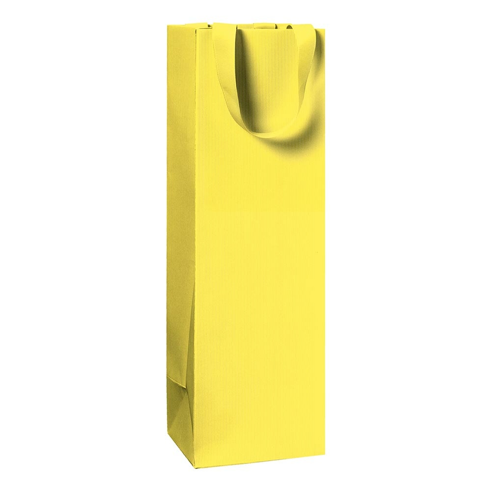 Gift bag „One Colour“ 11x105x36cm yellow