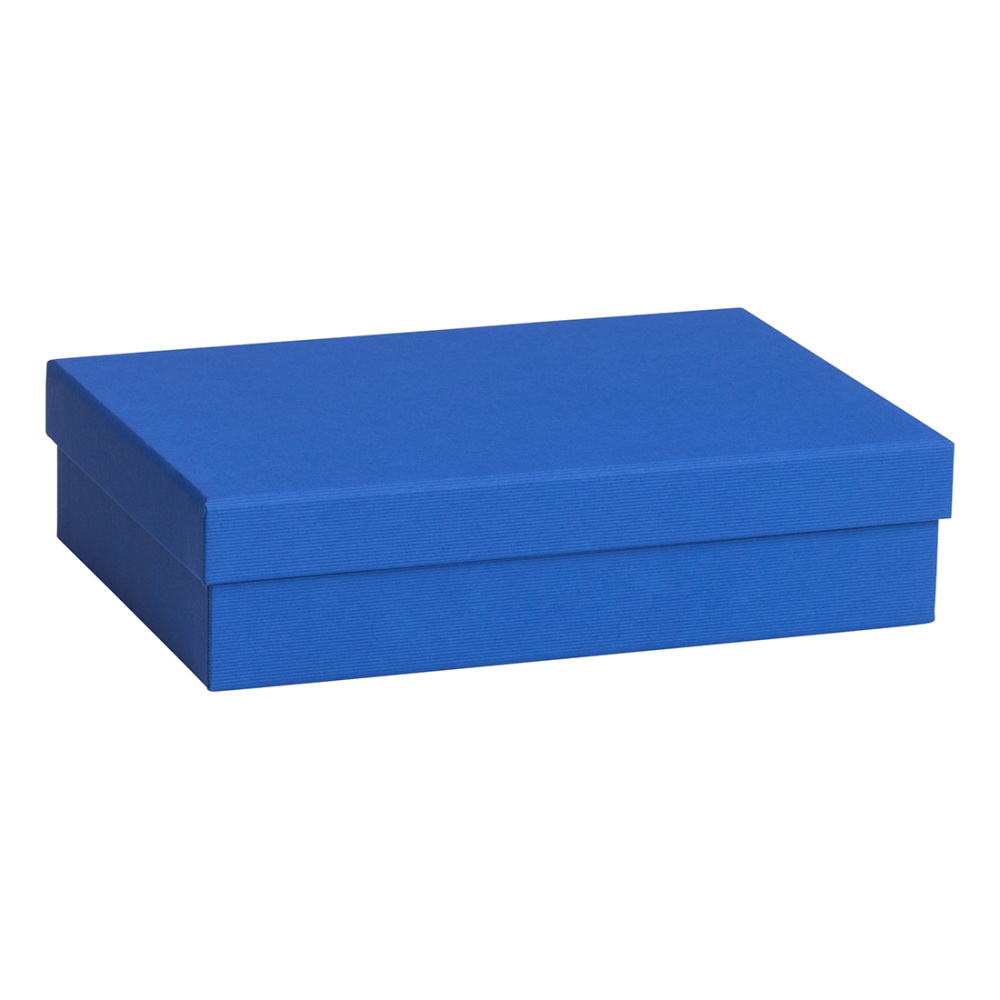 Geschenkbox „One Colour“ 16,5 x 24 x 6 cm blau dunkel