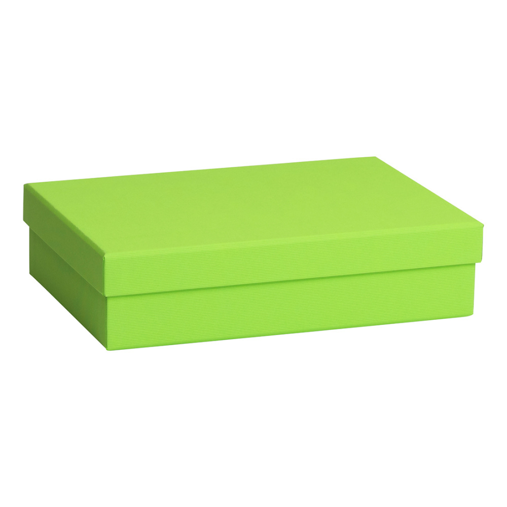 Geschenkbox „One Colour“ 16,5 x 24 x 6 cm grün hell