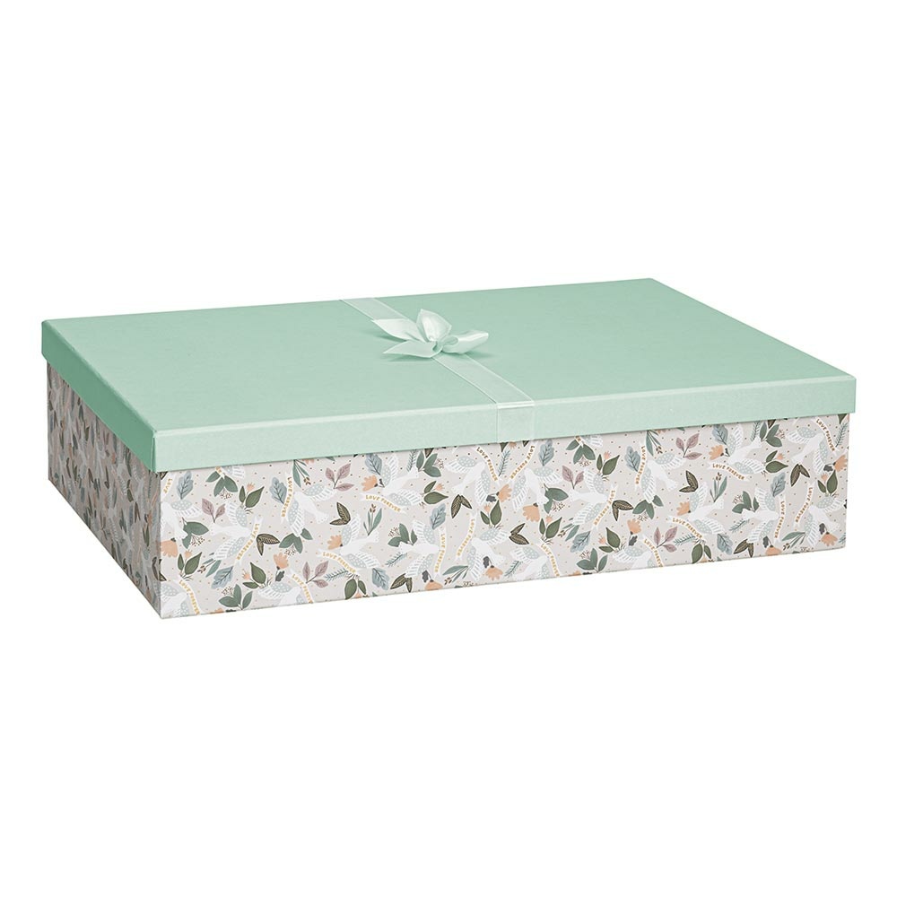 Gift box „Duva“ A6+ light grey