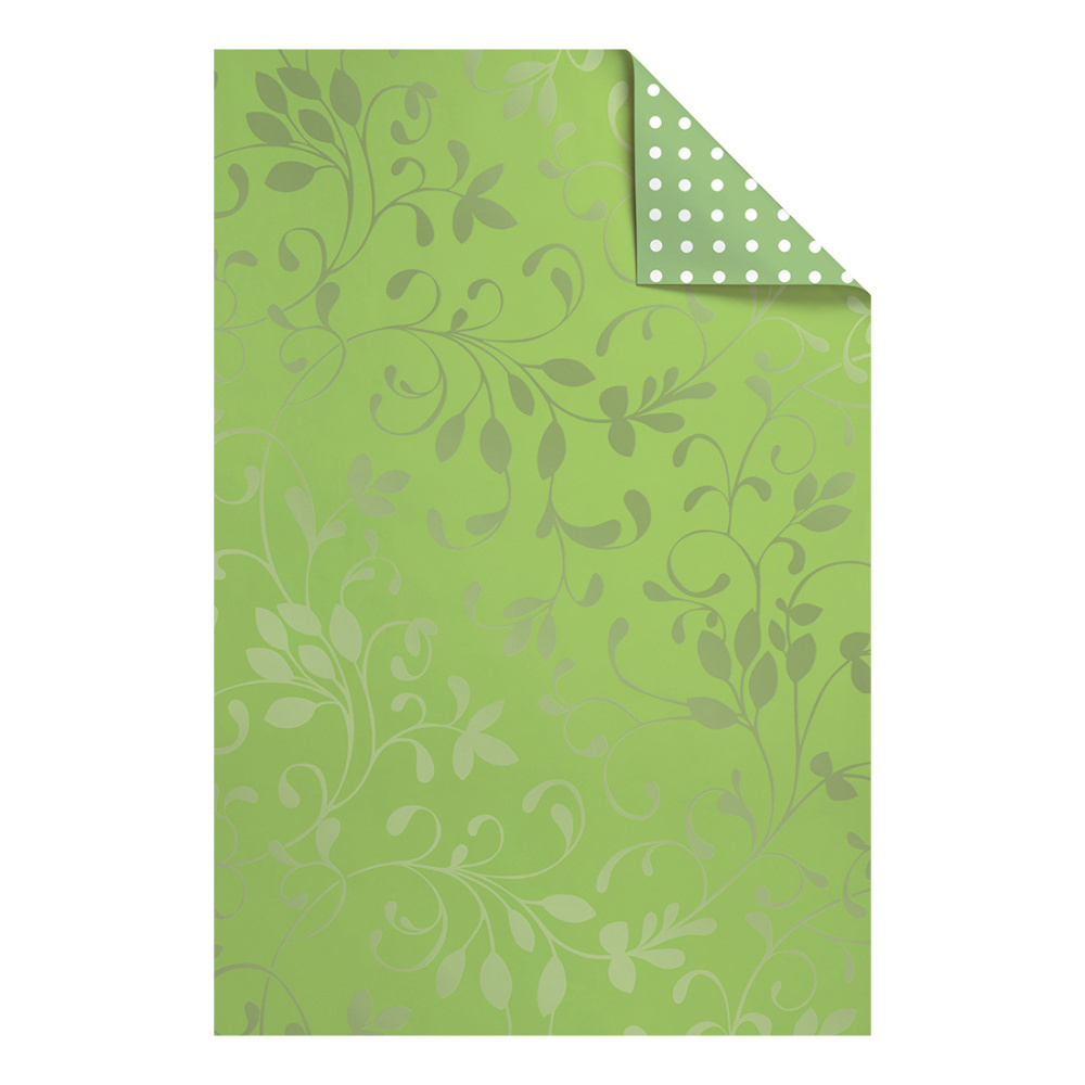 Geschenkpapier-Bogen „Miron“ 50 x 70 cm grün hell