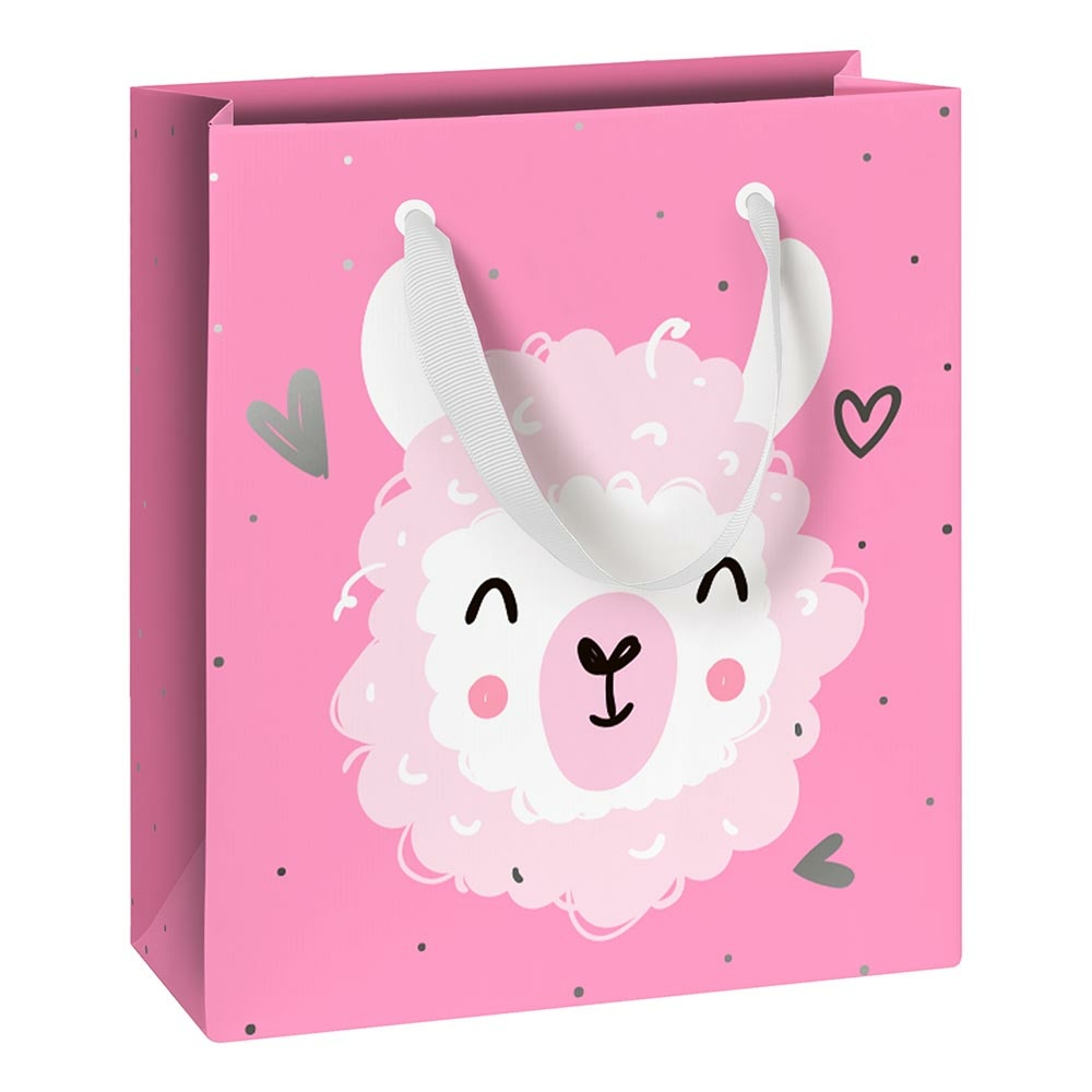 Gift bag  "Cute Alpaka" 18x8x21cm 