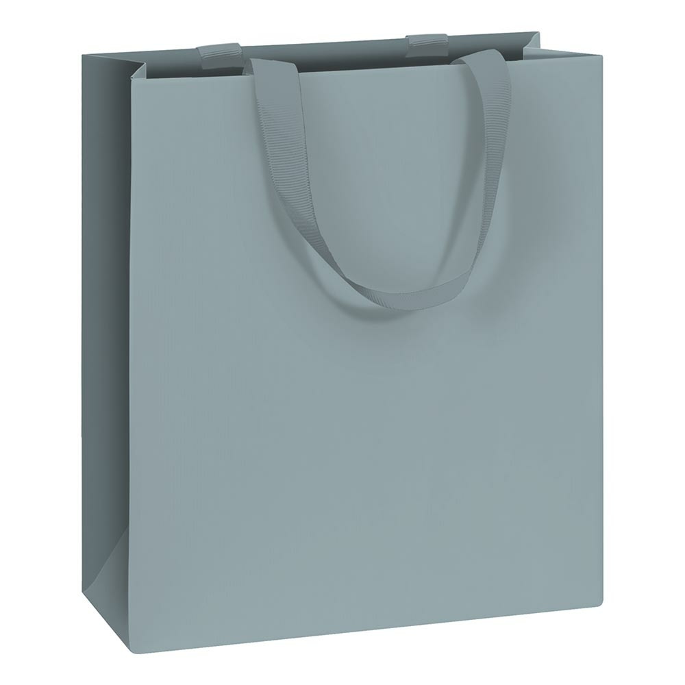 Gift bag "Uni Pure" 18x8x21cm blue