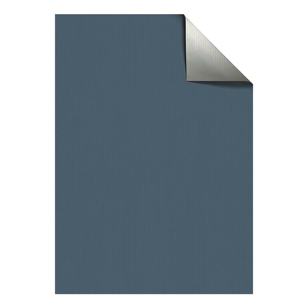 Geschenkpapier-Bogen "Uni Duplo" 70x100cm blau dunkel