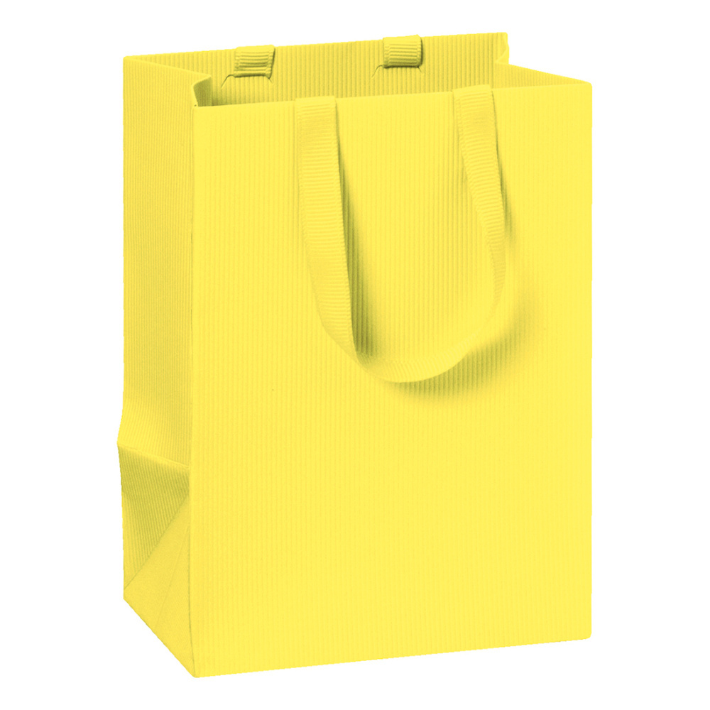 Geschenktasche „One Colour“ 10 x 8 x 14 cm gelb