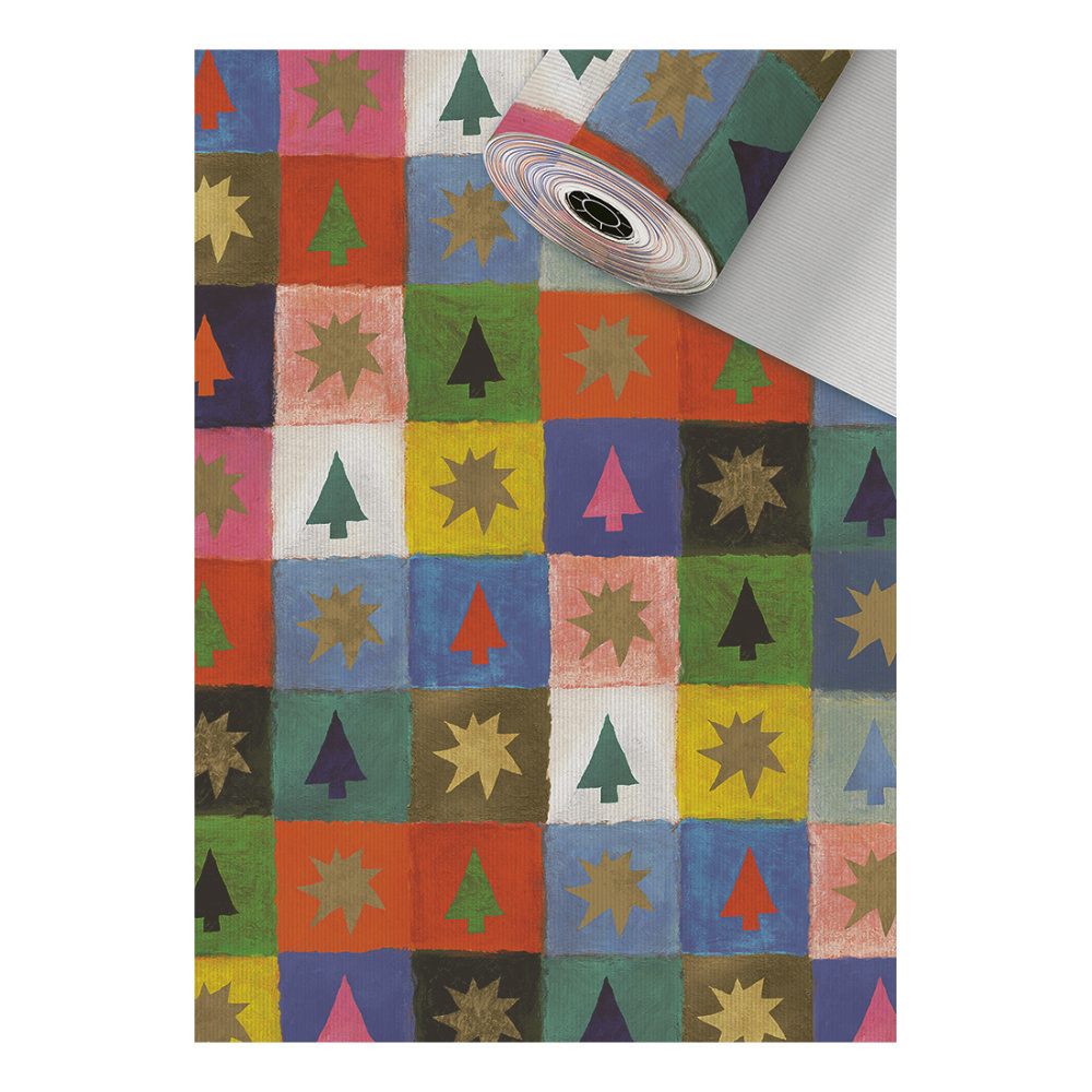 Geschenkpapier-Sécaré Rolle „Chris“ 0,30x250m blau