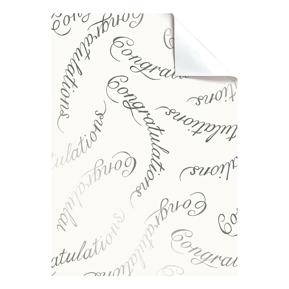 Wrapping paper sheet "Rila" 50x70cm white