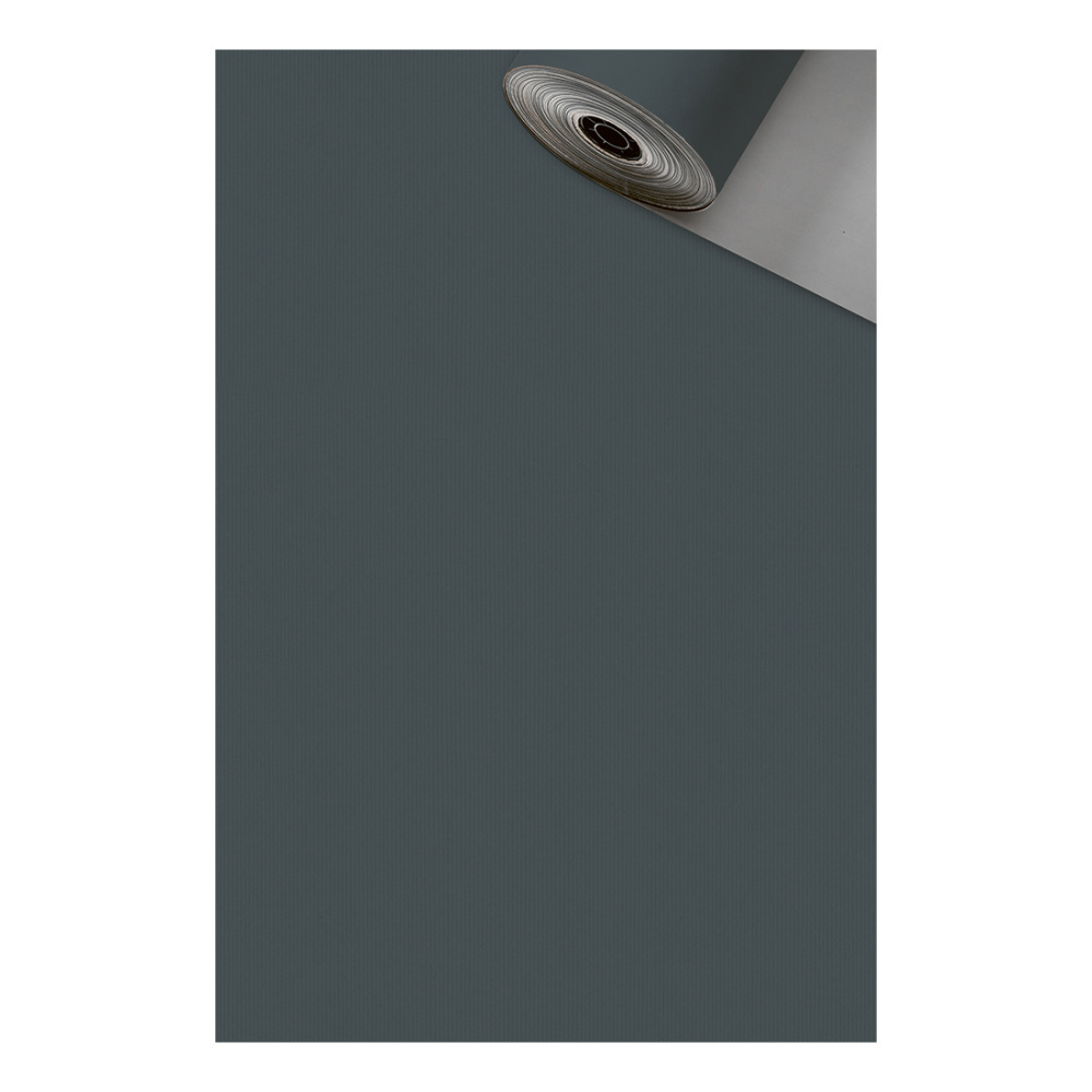 Geschenkpapier-Sécaré Rolle „Uni Duplo“ 0,50x250m grau dunkel