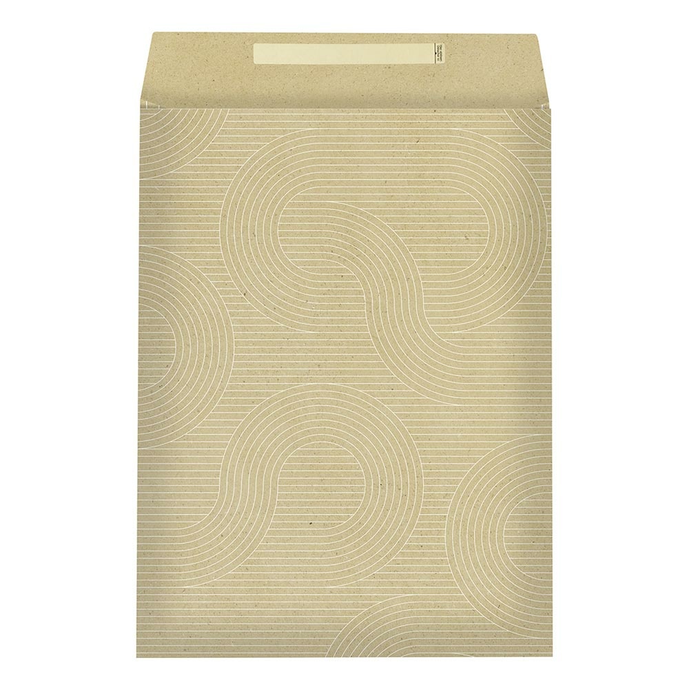 Envelope gift bag "Ali" 32x6x43+6cm white