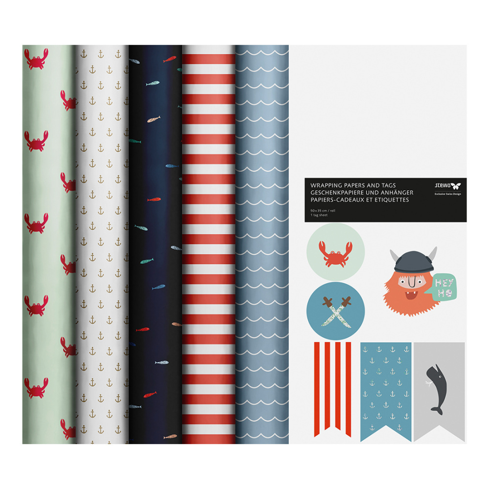 Wrapping paper assortment „Ragnar“ 
