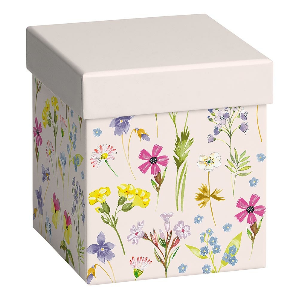 Gift box „Chantal“ 11x11x12cm rose