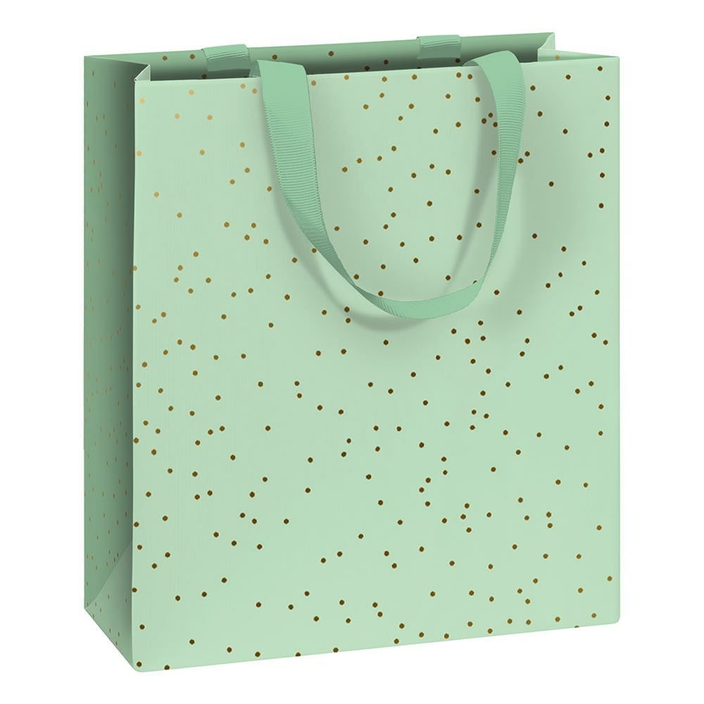 Gift bag "Yvie" 18x8x21cm mint