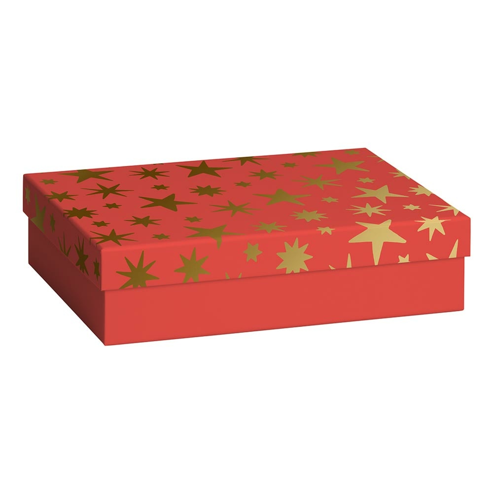 Boîte cadeau "Aika" A5+ rouge foncé