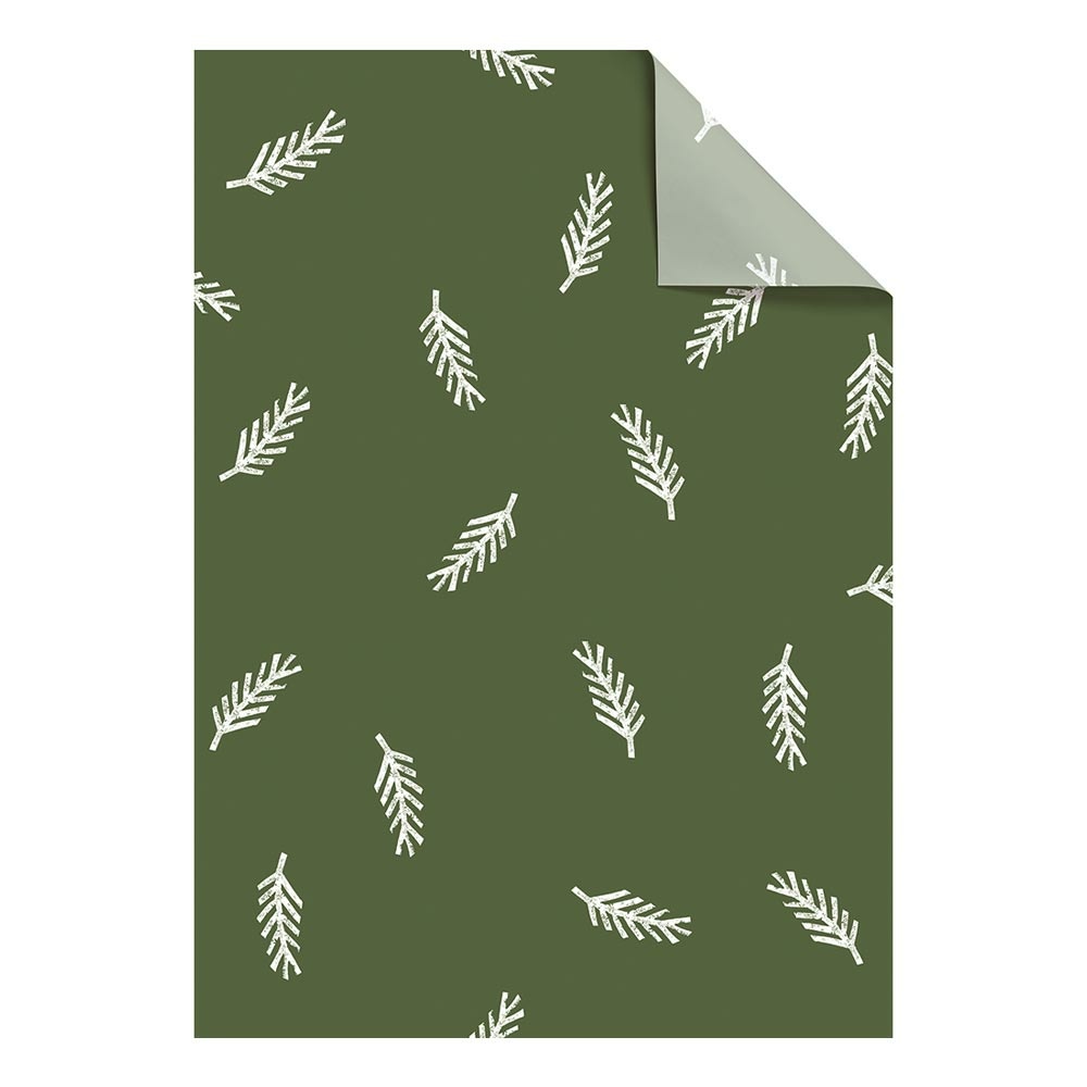 Papier de soie feuilles "Naruto" 50x70cm vert